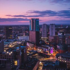 Night Photograph of Birmingham City